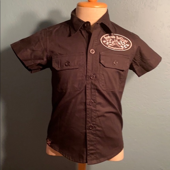 Kids work shirt Hot Rod Speedshop size 2 years - Picture 3 of 4
